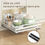 Thumbnail: New Telescopic Kitchen Rail Storage Basket, Spices, Condiments Pull-Out Storage 