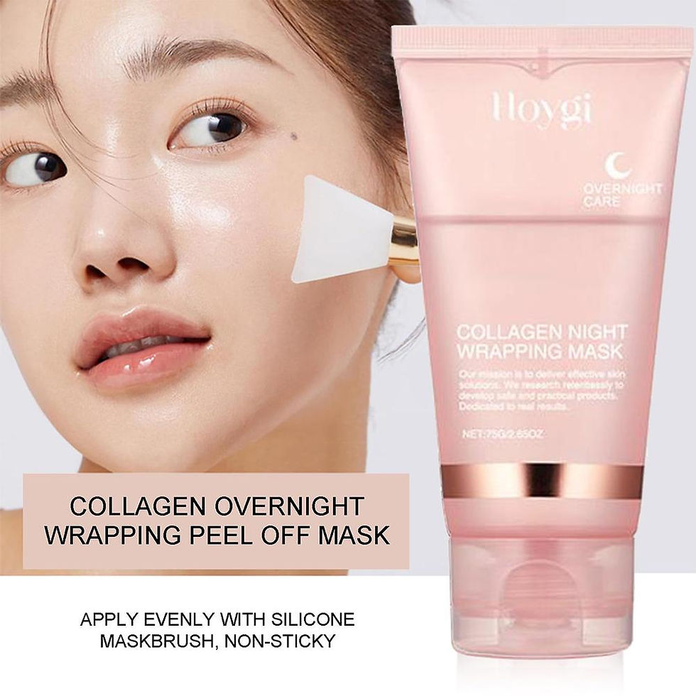 Collagen Overnight Wrapping Peel Off Facial Mask, Korean Collagen Night Wrapping