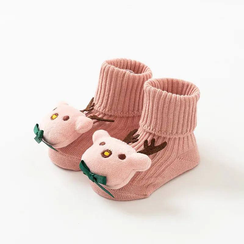 Thumbnail: Baby Socks Spring and Autumn Non-slip Floor Socks Newborn Baby Cartoon 3D Doll T