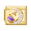 Thumbnail: Gold Color Zircon Butterfly Moon Star Heart Italian Charm Link Fit 9mm Stainless