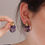 Thumbnail: LATS Transparent Water Drop Earrings for Women Multicolored Elegant Modern Fashi