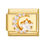 Thumbnail: Gold Color Zircon Butterfly Moon Star Heart Italian Charm Link Fit 9mm Stainless