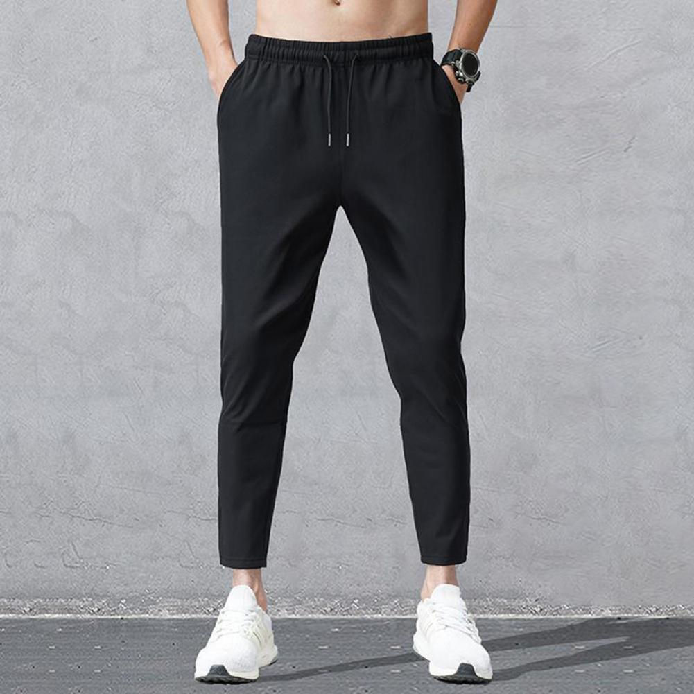 Summer Thin Harem Pants Men Streetwear Casual Joggers Mens Pants Sweatpants Ankl
