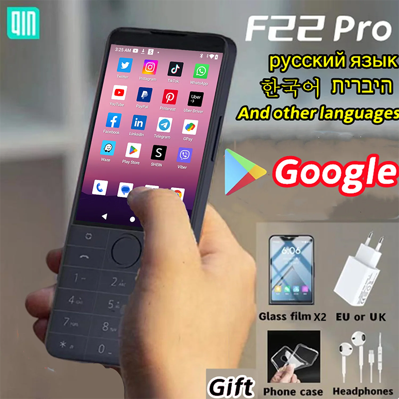 New Qin F22 Pro Smart Touch ScreenPhone Wifi 5G+3.5 Inch 4GB 64GB Add Google Sto
