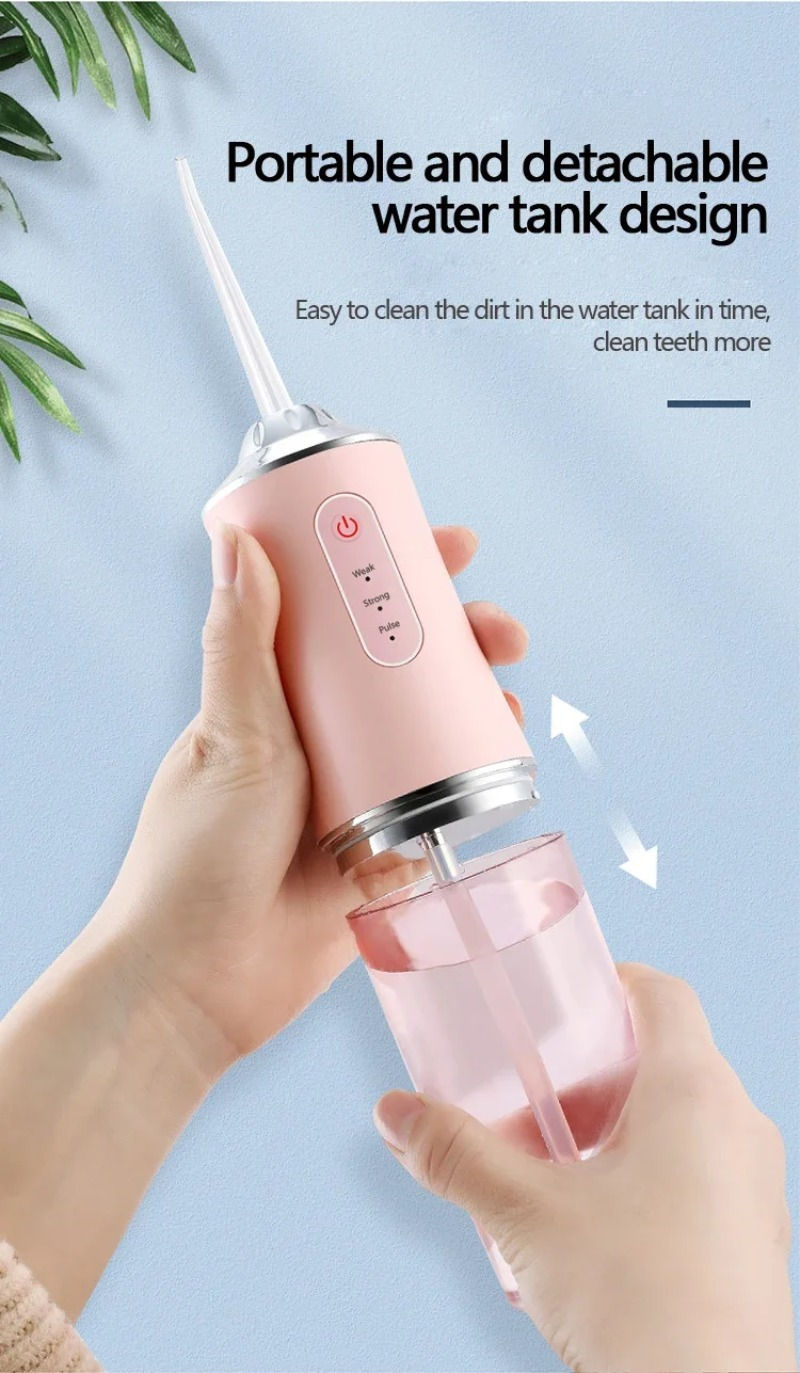 الصورة المصغرة: Oral Irrigator Dental Water Jet Flosser Appliance Pick Floss Dentistry Mouth Was