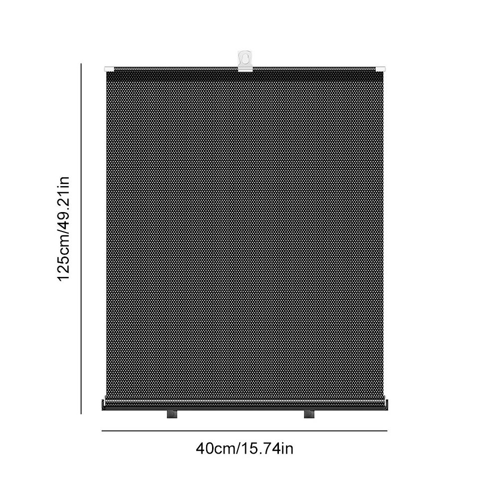 Thumbnail: Universal Roller Blinds Suction Cup Sunshade Window Shade Nail-free Easy Install