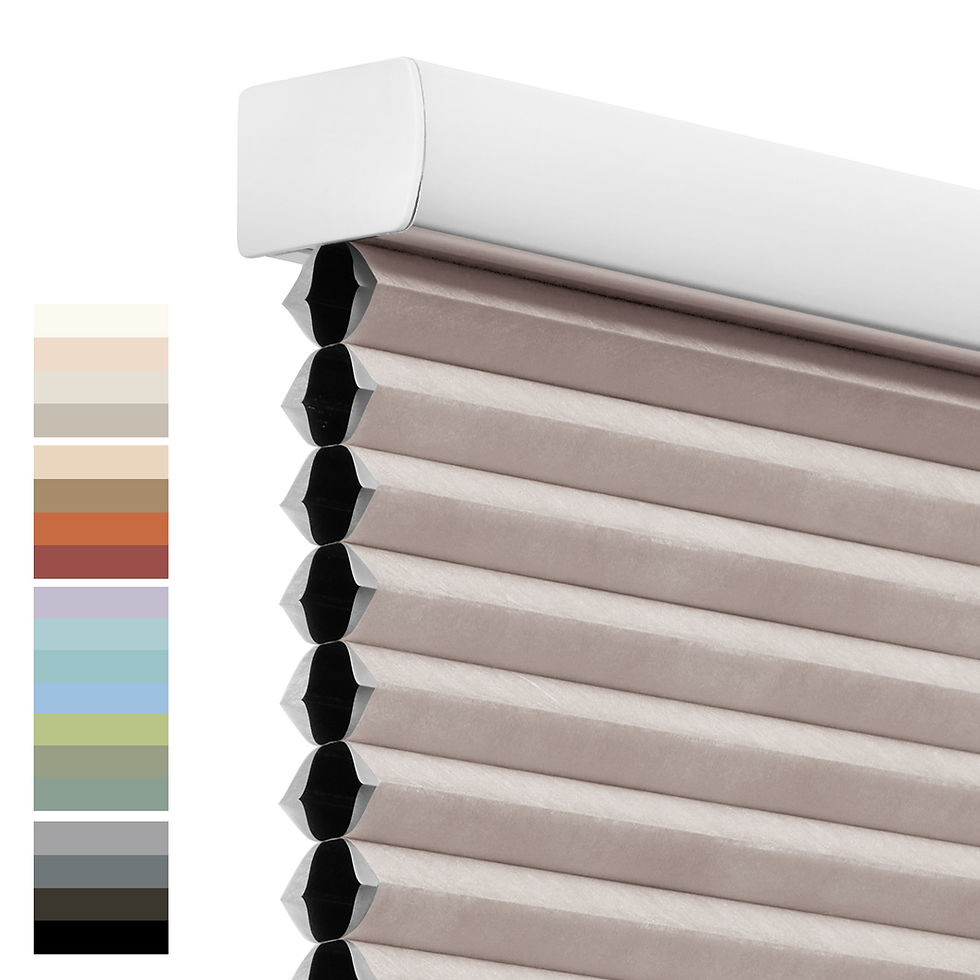Thumbnail: Persilux Blackout Cellular Blinds Honeycomb Shades Double Cells Cordless  Window