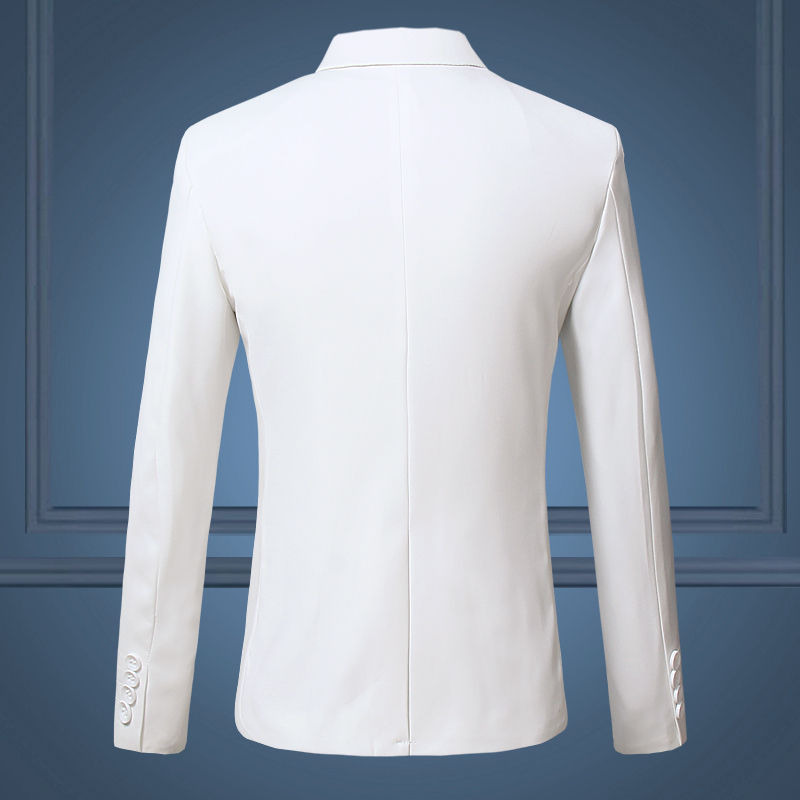 الصورة المصغرة: High Quality Gentleman Men Slim Casual White Suit , Large Size Brands Men's busi