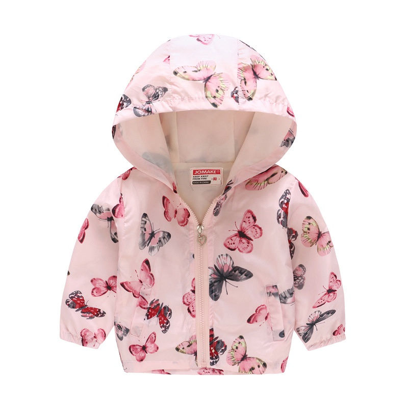 Thumbnail: 2023 Kids Clothes Boys Jackets Children Hooded Zipper Windbreaker Baby Fashion P