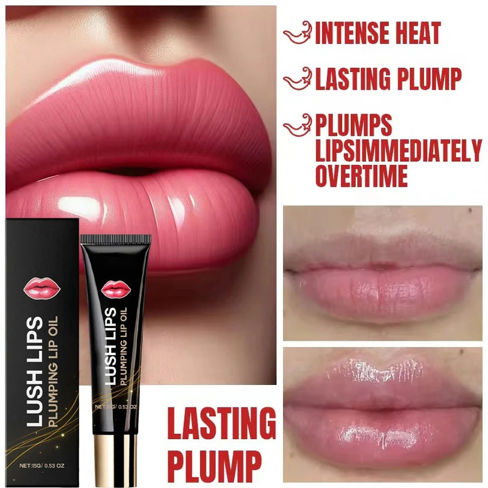 الصورة المصغرة: Lip Plumper Oil Instantly Volumising Increase Lip Elasticity Long-lasting Moistu