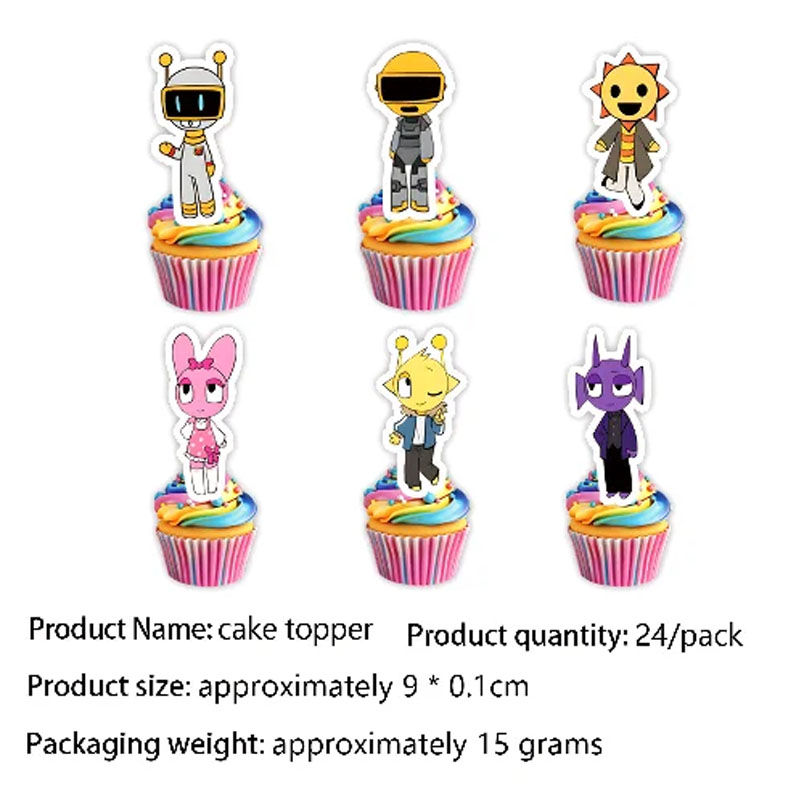 Thumbnail: Sprunki Cake Topper Birthday Party Decorations for Sprunki Birthday Party Suppli