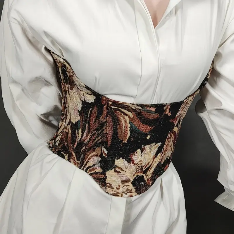 الصورة المصغرة: Ladies Body Shaper Cummerbunds Corset Woman Clothes Sexy Lolita Shapewear Women 