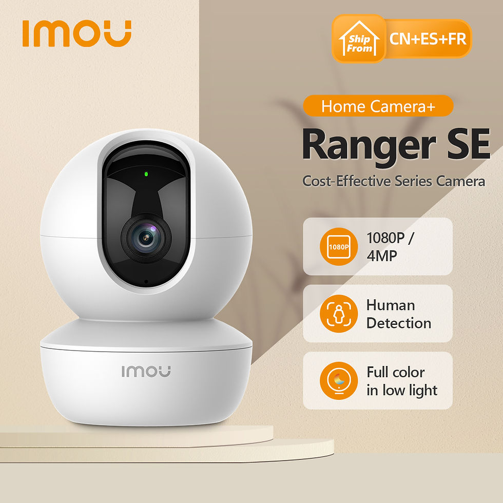 IMOU Ranger SE 2MP/4MP 4X Digital Zoom AI Human Detect Camera Baby Security Surv