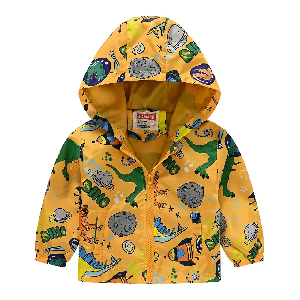 الصورة المصغرة: Thin Girls Coats Fashion Hooded Jackets Boys Casual Spring Autumn Kids Outfit Ro