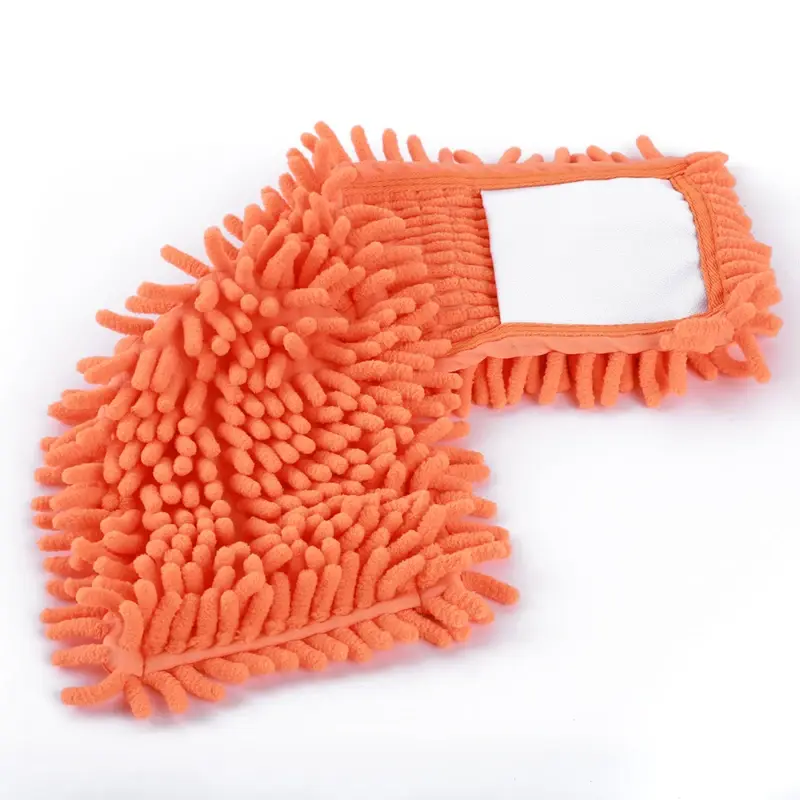 الصورة المصغرة: 3pc Bathroom Accessories Replacement Microfiber Mop Washable Head Pads Fit Flat 