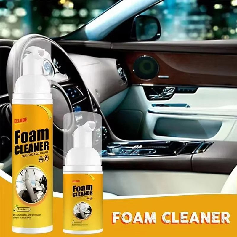 الصورة المصغرة: Multi-Purpose Foam Cleaner Spray Leather Cleaning Auto Home Surfaces Foam Cleane
