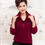 Thumbnail: 2025 New Autumn Mid-aged Women Fleece Jackets 5XL Casual Stand Collar Warm Jacke