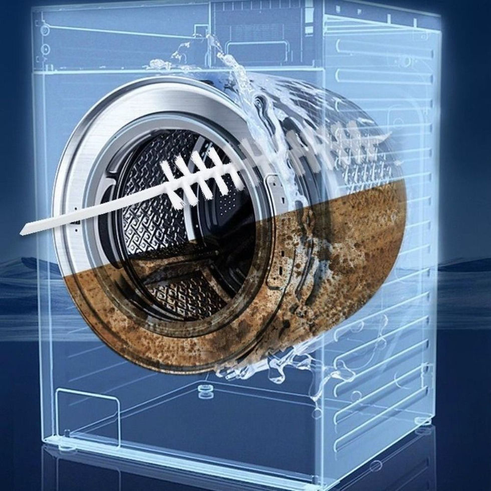 الصورة المصغرة: 1PC Universal Rolling Washing Machine Brush Decontamination Flexible Long Handle