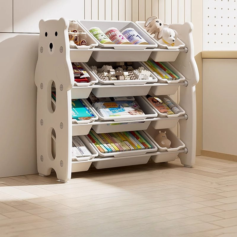 Thumbnail: Children's Toy Storage Rack, Floor Standing Multi-layer Storage Rack, Easy Class