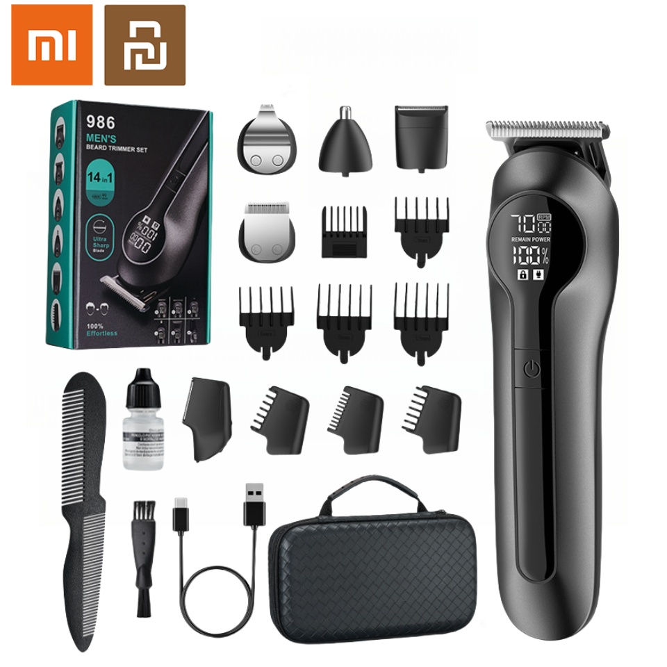Xiaomi Youpin 6-in-1 Multifunctional Grooming Kit Hair Clipper With Digital Disp