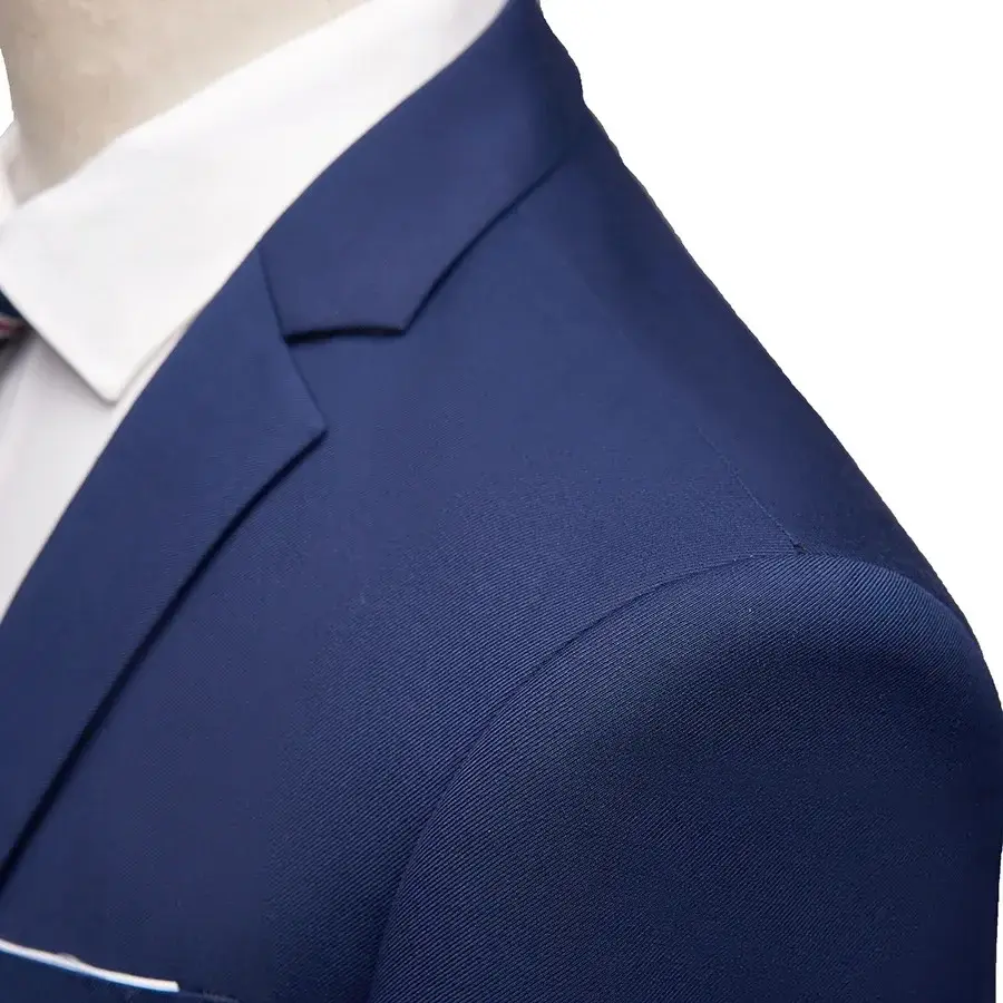 الصورة المصغرة: Elegant Suits For Men Wedding 3 Pieces 2 Set  Fashion Classic Full Jackets Vest 