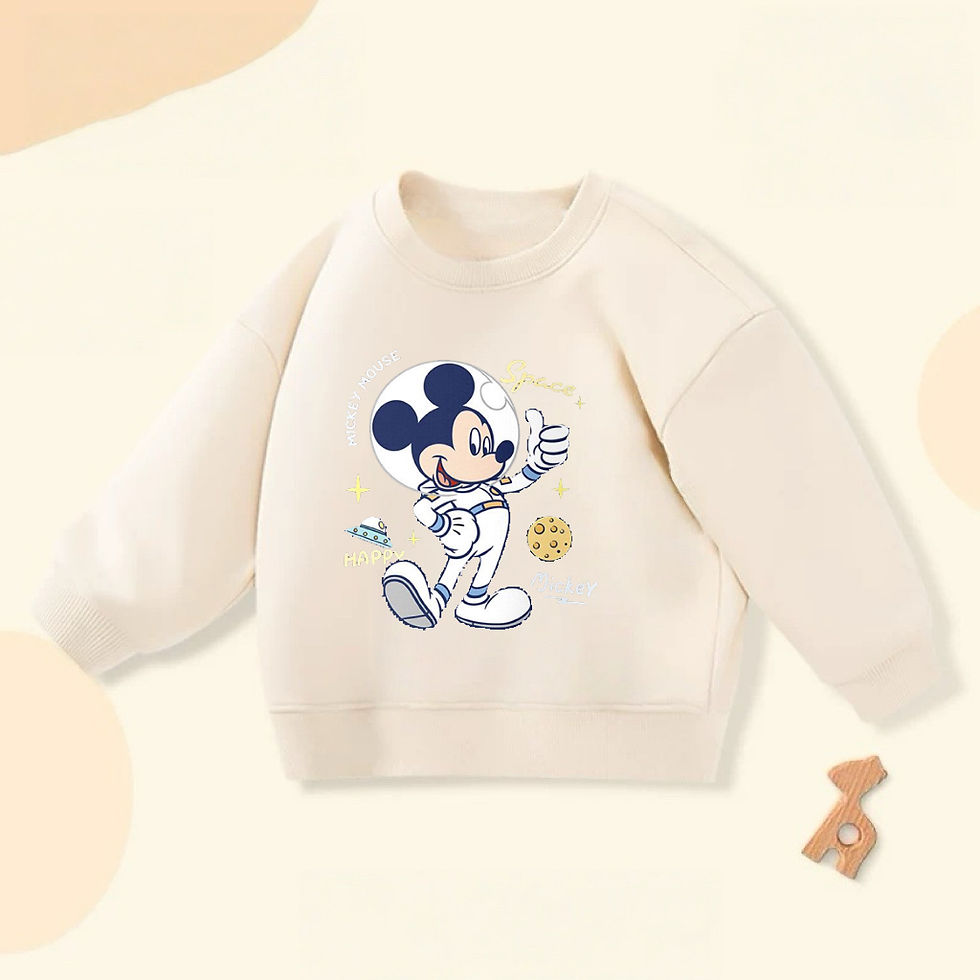 Thumbnail: 2 3 4 5 6Years Kids Sweatshirts Black Beige Long Sleeve Simple Casual Wear Boys 
