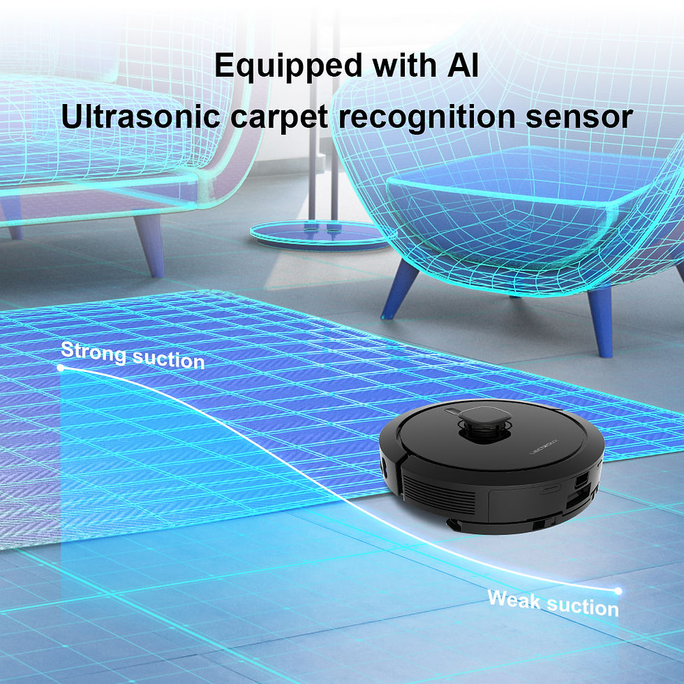 الصورة المصغرة: Liectroux G7 LDS Robot Vacuum Cleaner & Mop Combo,Self Empty,Laser Lidar,Multi-f