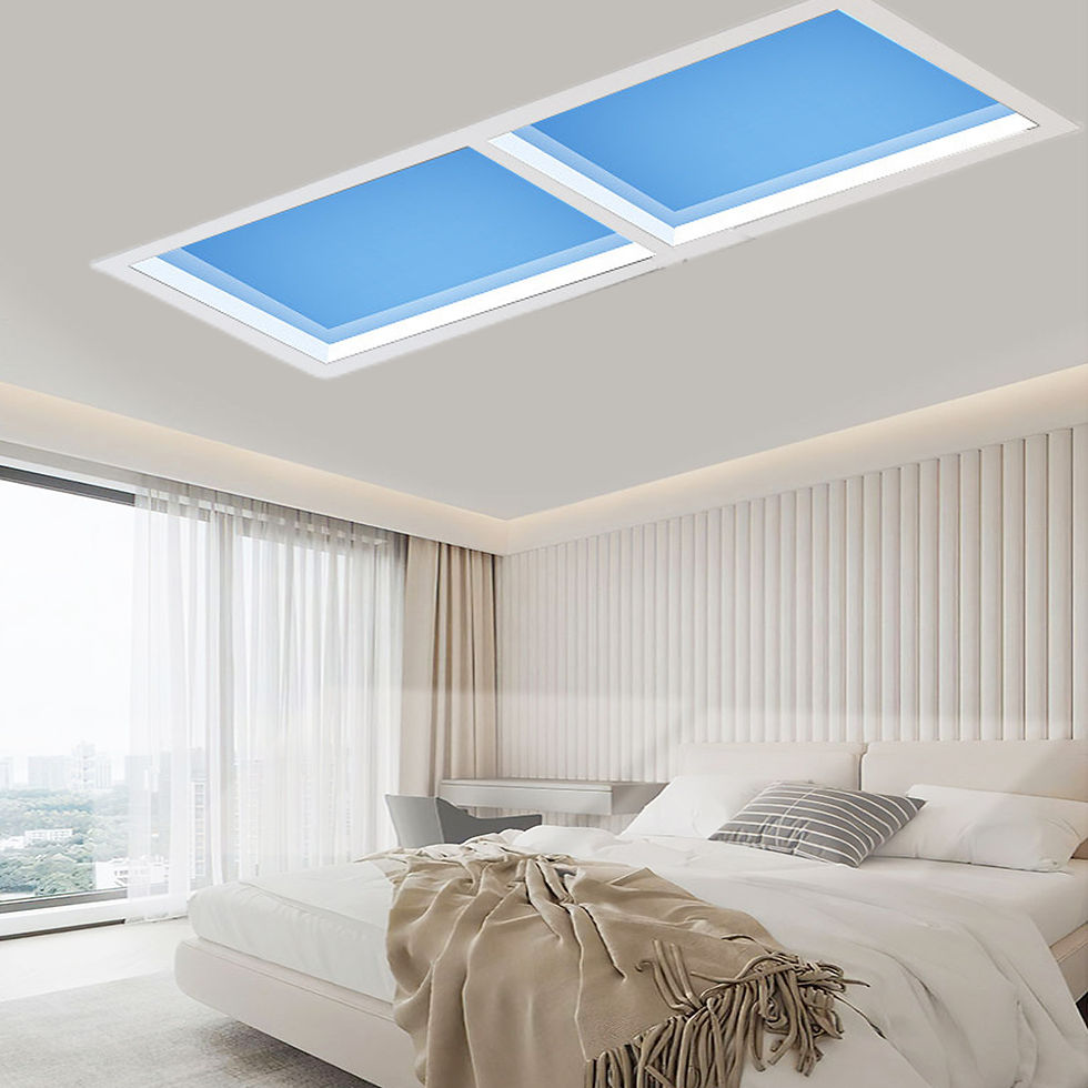 Thumbnail: Blue sky light ceiling lamp for Bathroom Indoor Decor panel Kids room lamp Kitch