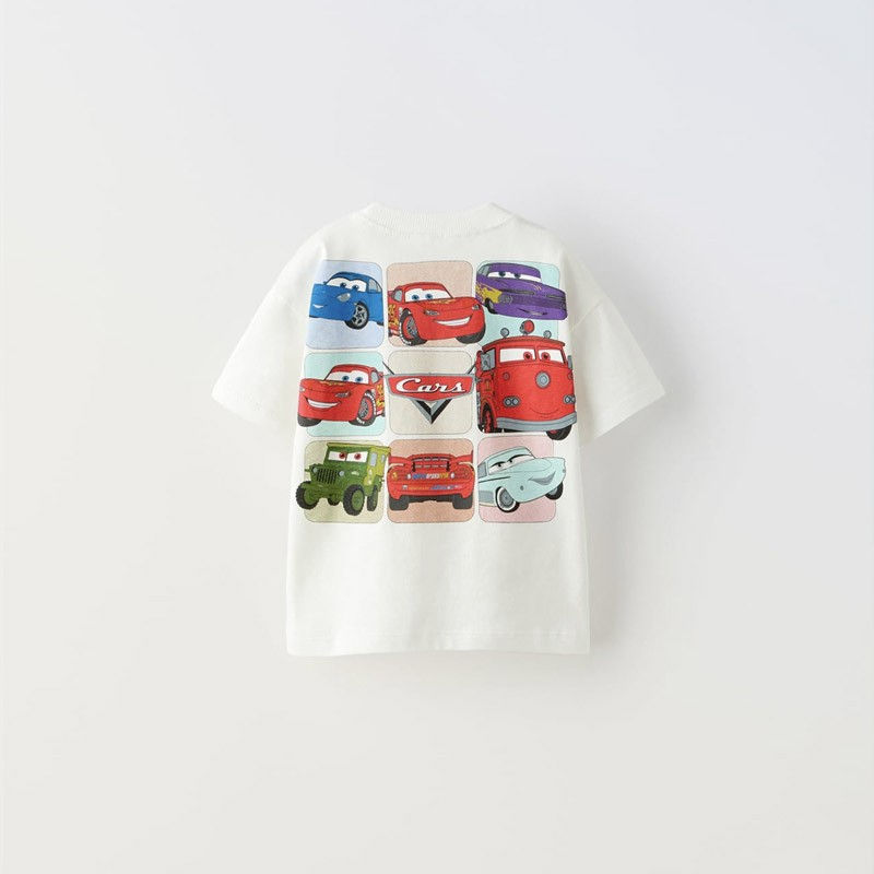 Thumbnail: Summer Clothes Disney Print Casual Loose Cartoon TShirt Boys Children Fashion Co