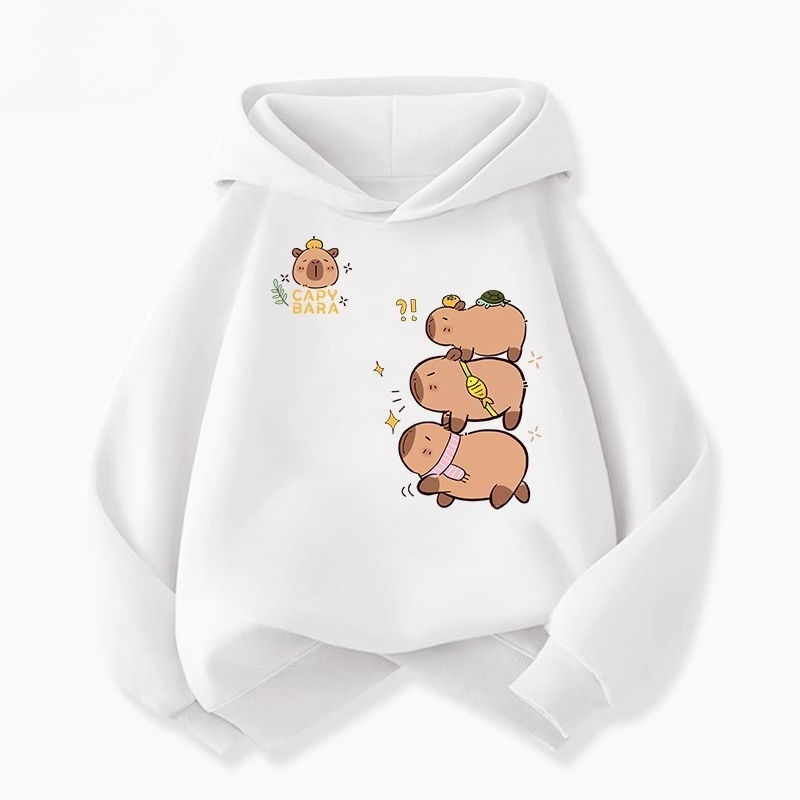 Thumbnail: Capybara cartoon children's sweatshirt autumn and winter new style children's bo