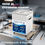 Thumbnail: Granbo Cleaning Machine 2Liter Ultrasonic Cleaner 120W 40KHz Small Parts Washer 