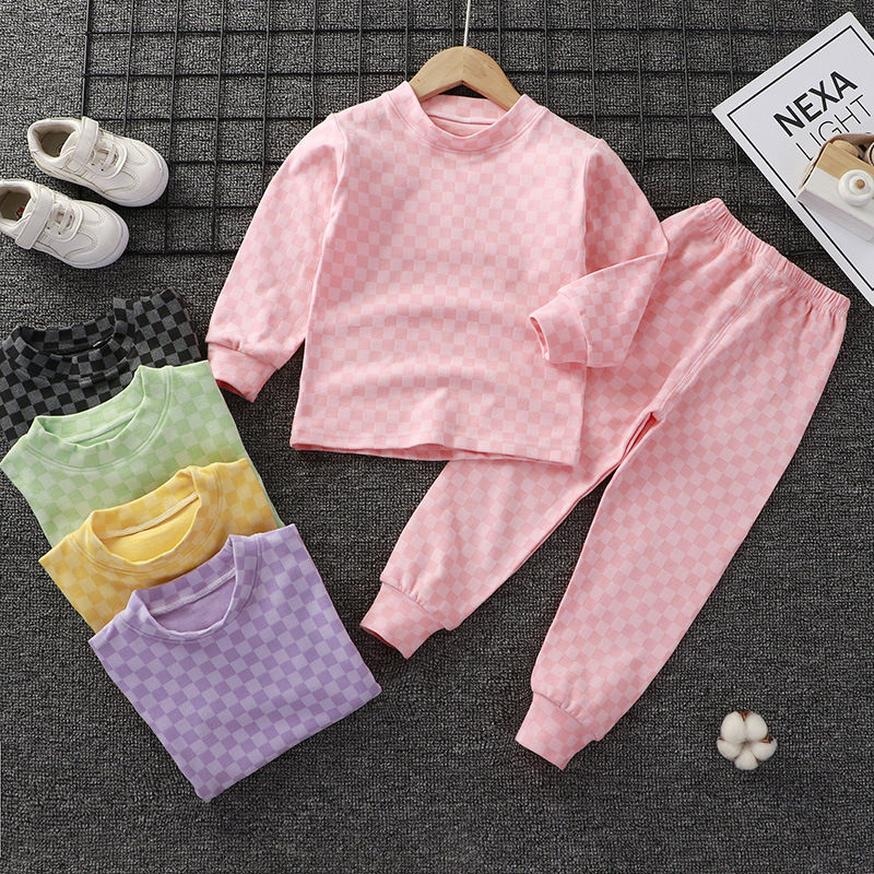 الصورة المصغرة: Dovege Autumn Clothes, Autumn Pants, Men's and Women's Home Clothes Set, Big Chi