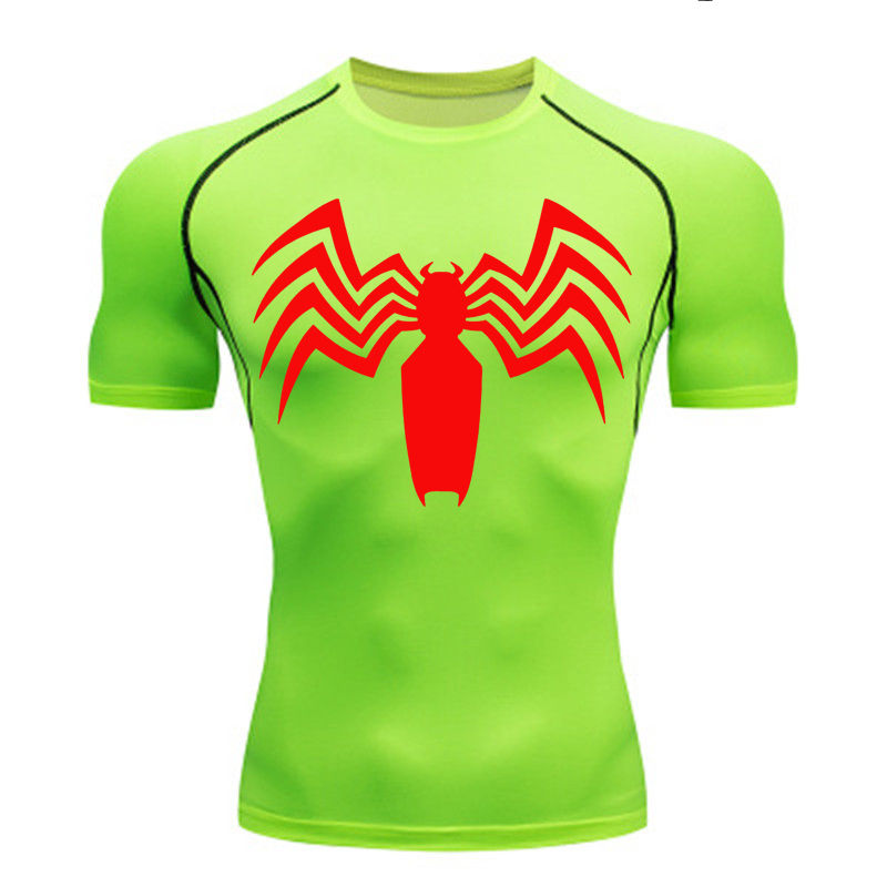 Thumbnail: Compression Shirt Men's Long-sleeved Sunscreen T-shirt Casual Round Neck Pullove