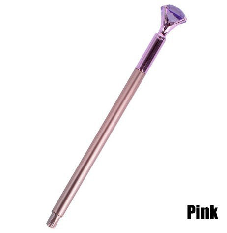 الصورة المصغرة: 24 Pcs Wholesale Creative Plastic Big Diamond Gel Pen for Gift Pen Student Pen F