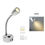 Thumbnail: Gooseneck 12V RV Reading Light with USB Type C Quick Charger Flexible 24 Volt Li