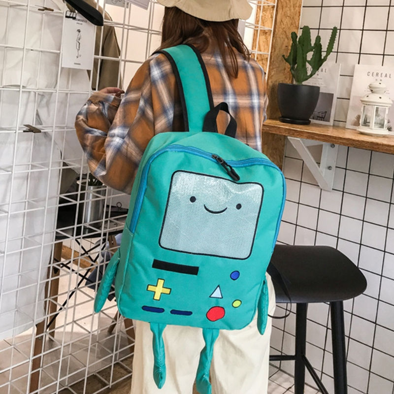 Thumbnail: Travel Backpack Cartoon Rucksack Teen Girls School Bag Student Daypack Large Cap
