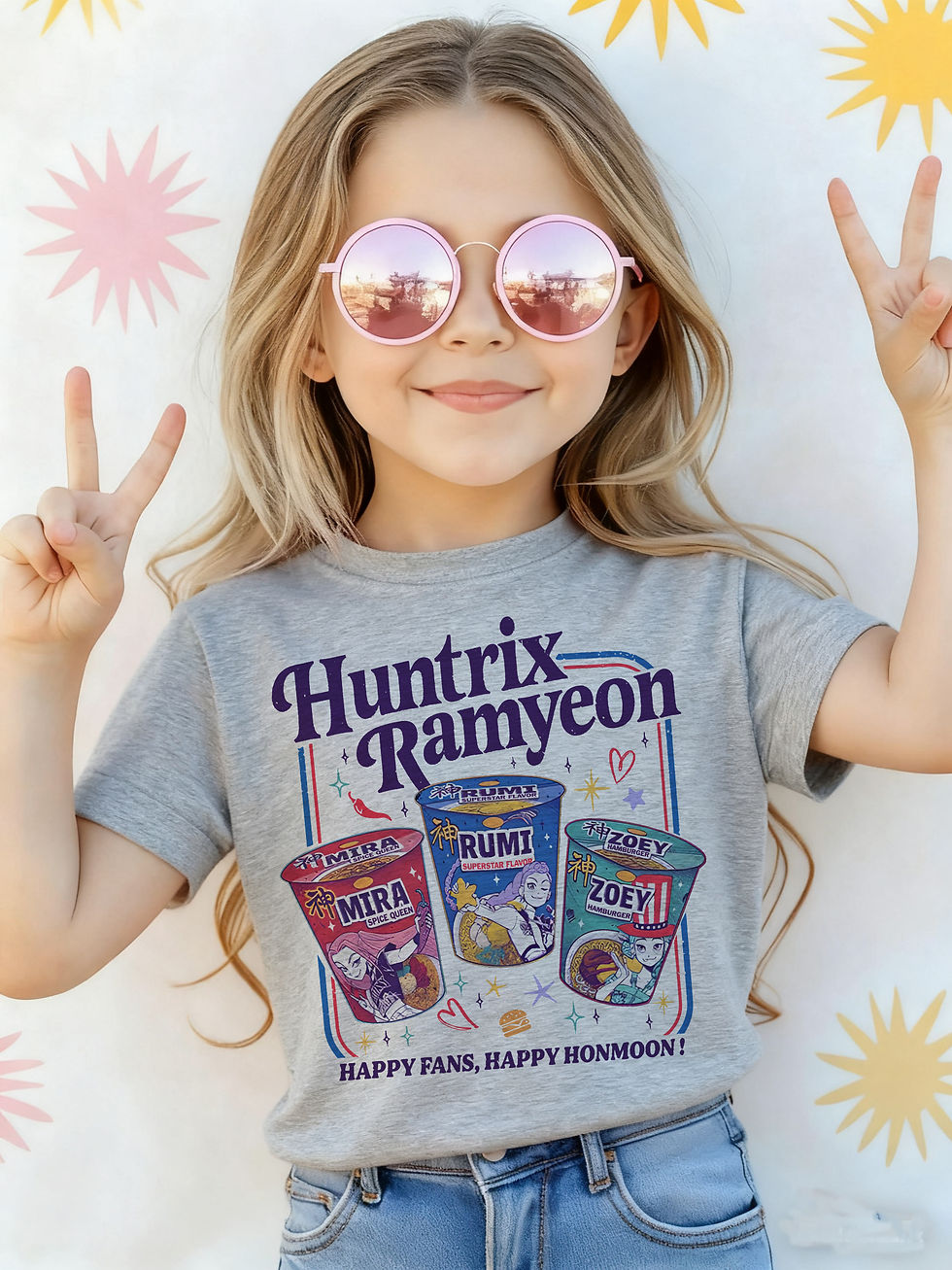 الصورة المصغرة: New in Children Kids T-shirt KPop Demon Hunters Funny Fans Tshirt KPop Demon Hun