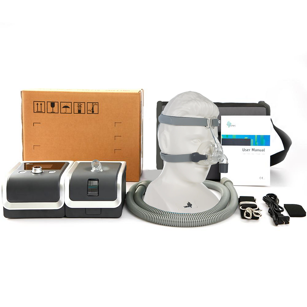 الصورة المصغرة: BMC Auto CPAP GII E-20AJ with Humidifier and Mask 2.4inch Screen Apnea Sleep Dev