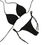 Thumbnail: 2 Pcs/Set Women Swimsuit 2024 Bikini Set Solid Color Halter Neck Strap Thong Wom
