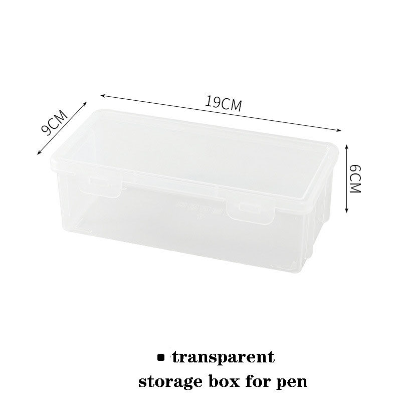 Thumbnail: Transparent Plastic box Screw Compartment Box Jewelry Earring Display Case Conta