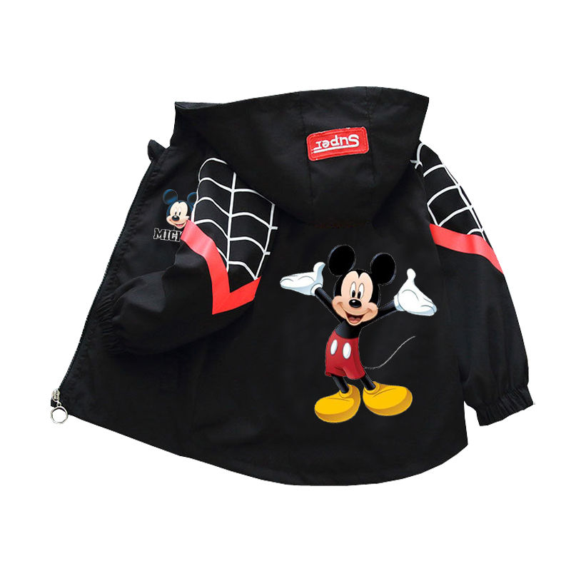 Thumbnail: Children's Hooded Coat Boys' Baby Spring Clothes 2024 New Boys Cartoon Cars Hand