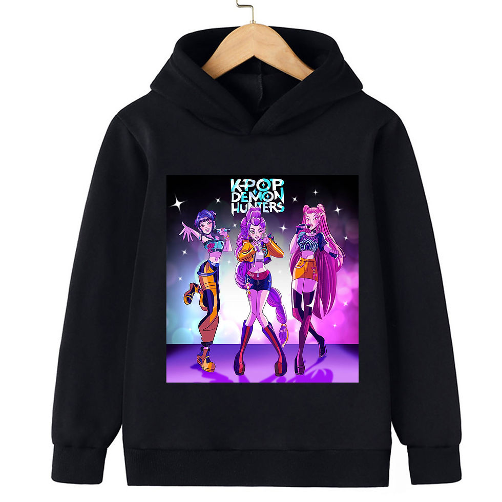 الصورة المصغرة: New Saja Boys Band Hooded Sweatshirt Kpop Devil Pop Devil Hunter Inspired Movie 
