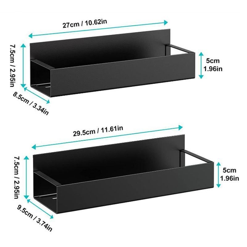 الصورة المصغرة: 1-3 PCS Magnetic Storage Shelf for Refrigerator Washing Machine Multi-Purpose Si
