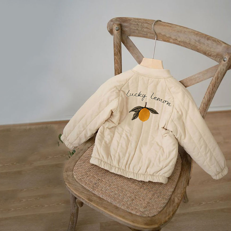 الصورة المصغرة: 1-6Y Kids Clothing Autumn Thickened Down Cotton Girl Jacket Baby Children Warm C