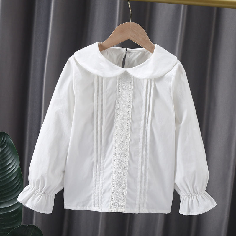 Thumbnail: Children's Clothing Blouse for Girls Kids Shirts Toddler Girl Clothes Top Vintag