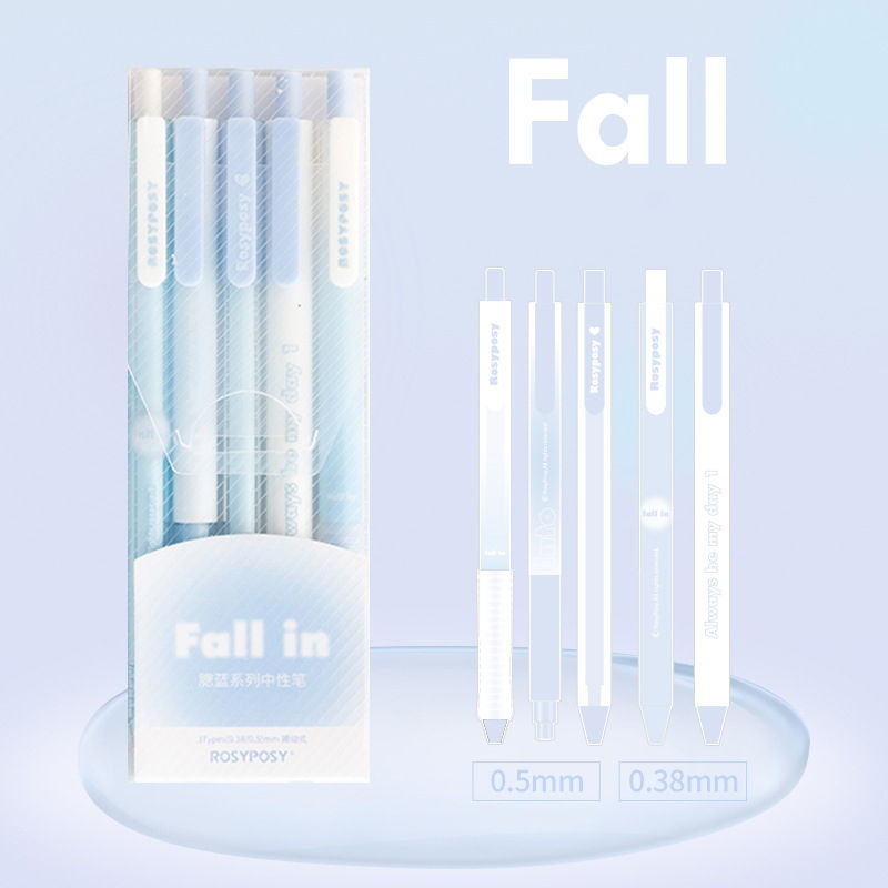الصورة المصغرة: Mr. Paper Gradient Color Gel Pen Set INS Style Good-looking Pens for Writing Stu