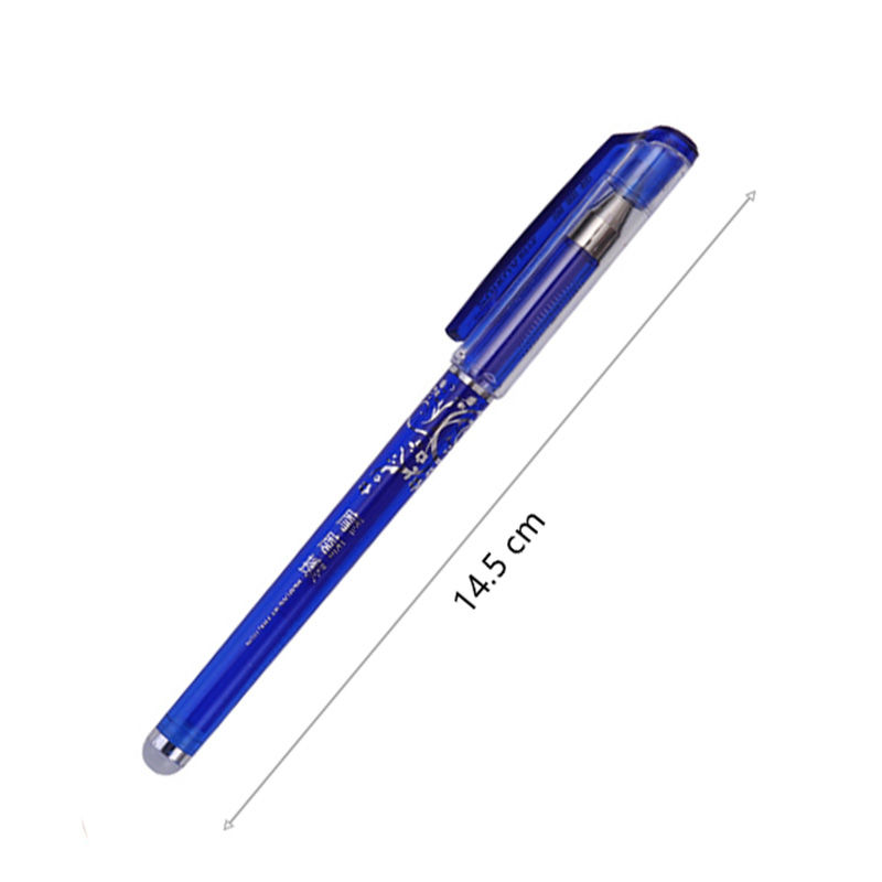 الصورة المصغرة: 0.5mm Erasable Gel Pen Set Black Blue Red Ink Refill Rod Kawaii Pens Washable Ha