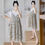 Thumbnail: Maternity Dress Summer New Floral L Dress Small Man Splicing Fashion Fashion Mom