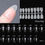 Thumbnail: 120pcs/bag Matte Press On Nail Tips Soft Full Cover False Nails Oval Almond Scul
