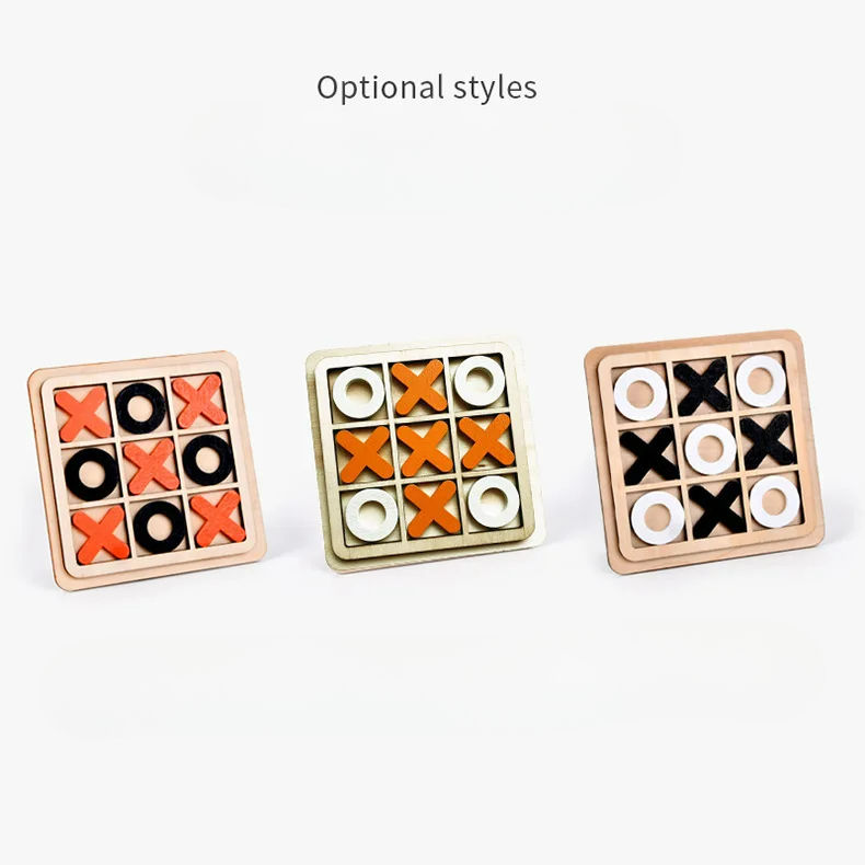 الصورة المصغرة: Children's Logical Thinking Mental Board Game Parent-child Early Education XO Ch